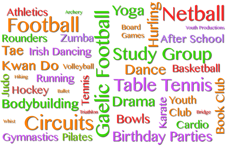 Clubs and Classes Ballyholland Community Centre