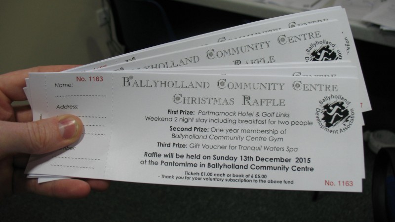 ***Ballyholland Community Centre – Christmas Raffle***